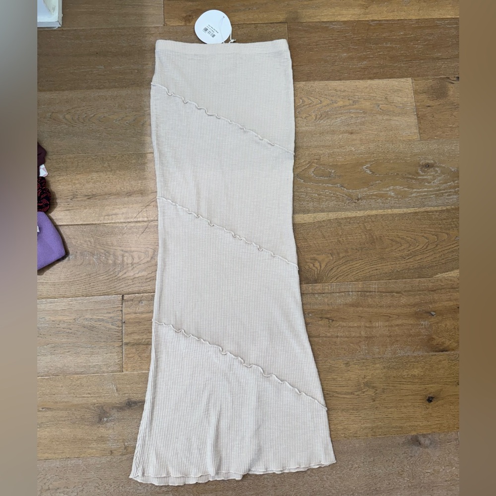 Princess Polly Oscar maxi skirt beige